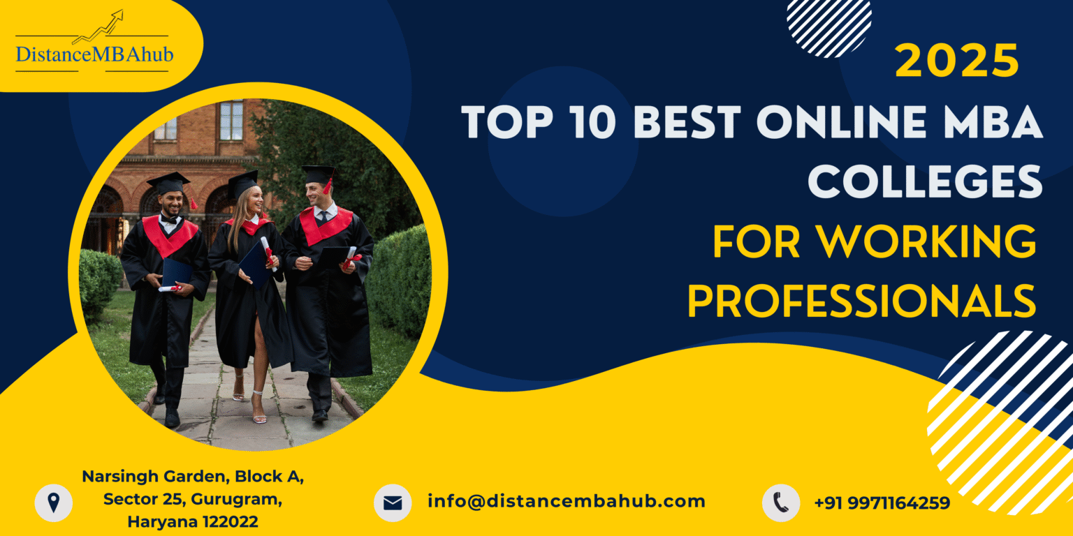 Top 10 Best Online MBA Colleges for Working Professionals - Distance ...