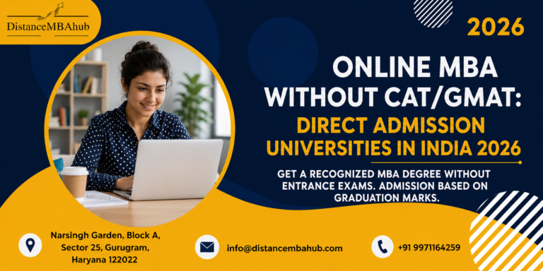 Online MBA Without CAT/GMAT